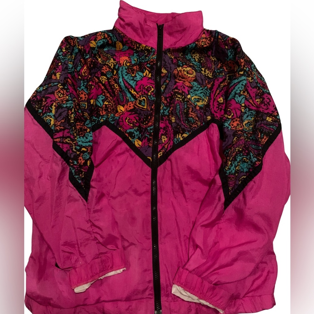 Vintage Northern Spirit Zip Up Windbreaker- size S!